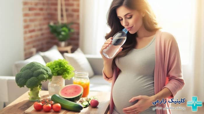 روش های هیدراته نگه داشتن بدن در بارداری