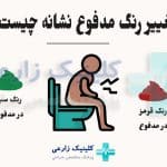 کدام رنگ مدفوع خطرناک است | دلایل انواع مدفوع رنگی